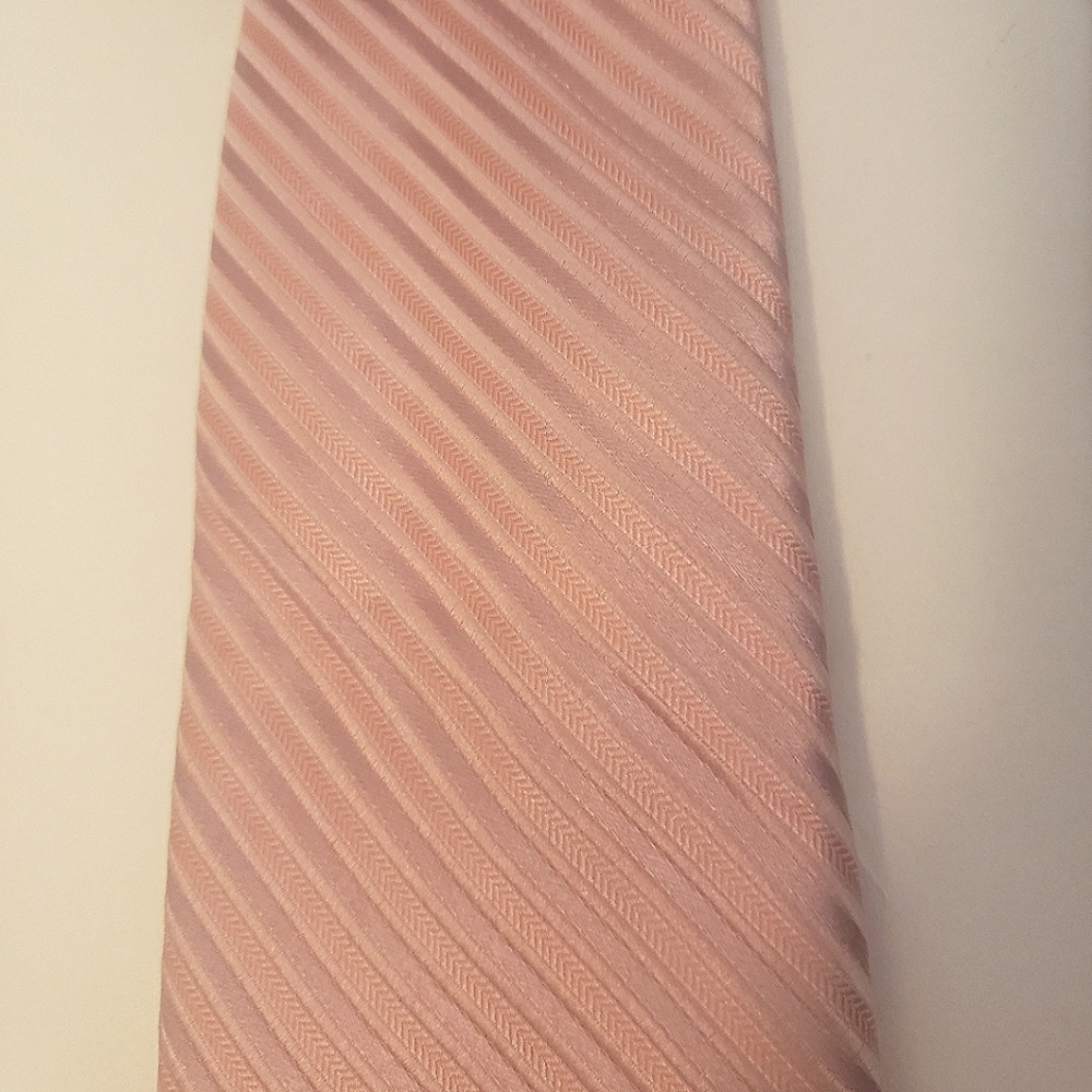 MICHAEL KORS tie pink stripes